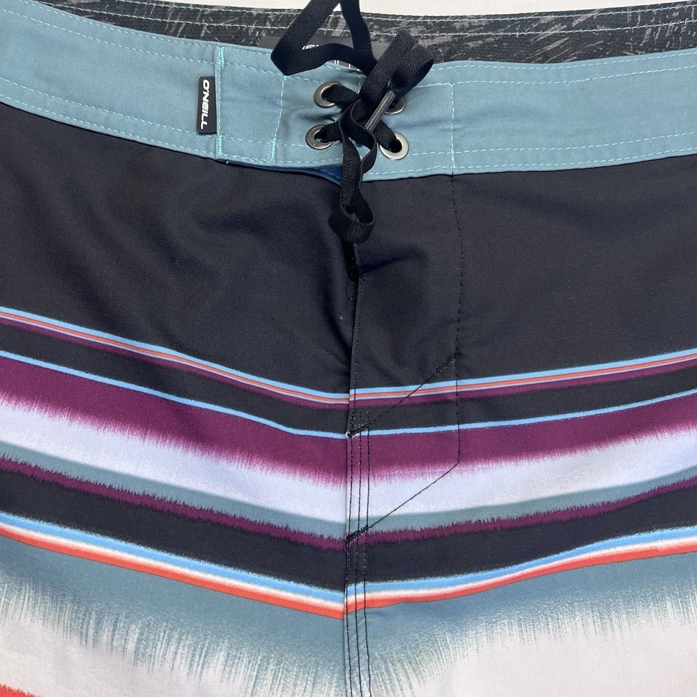 O'neill Board Shorts Mens 34 Blue Bathing Suit Hawaiian Surf Beach Trunks - Picture 3 of 8